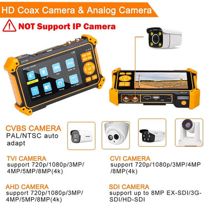 Wsdcam 5 inch Camera Tester 3200-Plus